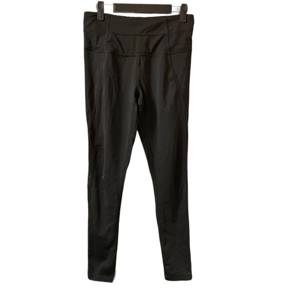 ZELLA BLACK FULL LENGTH MESH LEGGINGS - Picture 1 of 4